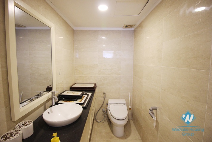 267 sqm 4 bedrooms 3 bathrooms fully furnished apartment for rent in Ciputra Hanoi